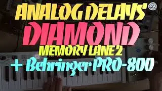 ANALOG DELAYS + BEHRINGER PRO-800 // Diamond Memory Lane 2 // Episode 1