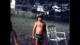 Grilling in Jay/Ellen's Backyard ~1981