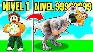 ¡Conseguí DINOSAURIOS NIVEL 999,999 en ROBLOX!!! 😎😱 | Dinosaur Zoo Tycoon