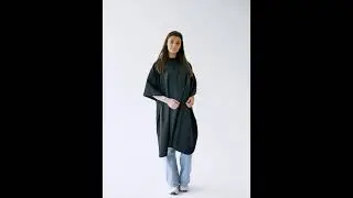 Пеньюар парикмахерский на крючках Малый