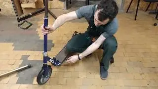 Ремонт механизма складывания на самокате. Простое решение.