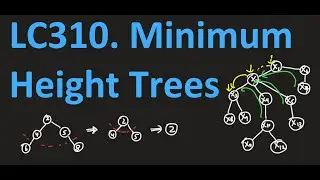 Minimum Height Trees -- LeetCode 310 -- Multiple Approaches -- Interview Problem