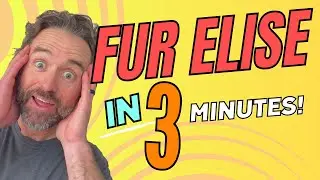 Fur Elise Piano Tutorial in 3 Minutes! (QUICK & EASY)