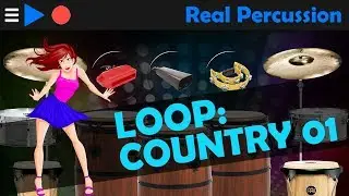 Real Percussion - Loop: Country 01