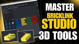 Master ALL Bricklink STUDIO Tools: Select, Hinge, Move, Hide, Connect, Grid, Snap...