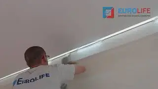 Натяжка полотна под подсветку