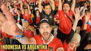 Watching Indonesia VS Argentina Football Match at Stadium GBK 🇮🇩