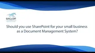 Should you use SharePoint as a Document Management System for your small business?