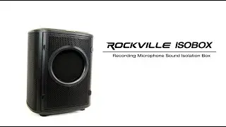 All About Your Rockville ISOBOX Recording Microphone Sound Isolation Box+Mic Stand+Pop Filter