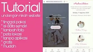 Cara Membuat Undangan Pernikahan Digital/Online Website l MUDAH DAN GRATIS