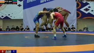Первенство России U18 Финал Магомедрасул Аслуев - Арсалан Гобозов в/к до 71 кг.