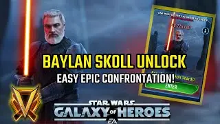 Baylan Skoll Unlock! Super Easy Epic Confrontation Event | SWGOH