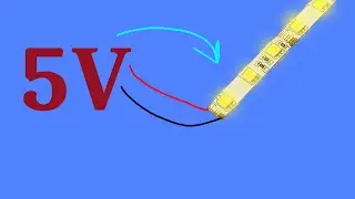 5V usb den 12V şerit led çalıştırmak
