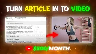 Make Article To Video In One Click | New Ai Tool Fliki Ai