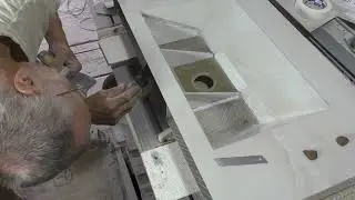 Раковина из керамогранита.