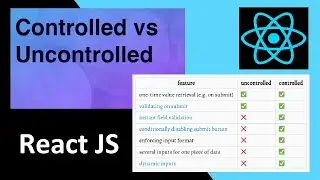 Controlled Component & Uncontrolled Component Explained with Example in react js
