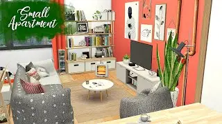 SMALL APARTMENT Sims 4 || Speed Build || Simsbiosis