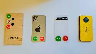iPhone 16 Wooden vs iron vs plastic vs cardboard incoming call