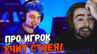 ПРО ИГРОК УЧИТ СТРЕЯ ИГРАТЬ В ДОТУ