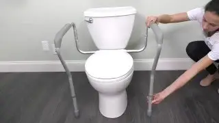 How To Assemble The Toilet Safety Rail - Vive Health