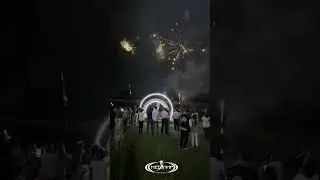 Фейерверк у озера  на свадьбу #short #shorts #fireworks #мегапир