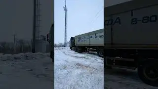 Грузим Альфа Дон #сельскоехозяйство #ссср #фермер #снег #зерно #фура