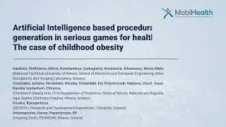 Artificial Intelligence based procedural content generation in serious games for health