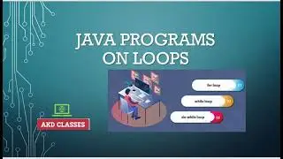 Java programs on numbers using Loops | Part 1