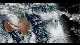 Tonga Volcano Shockwave visible from space 15/01/2022
