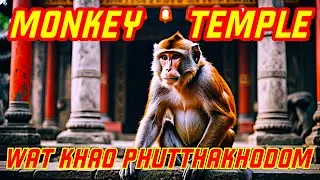 Ray Roams To Monkey Temple | Si Racha | Thailand 🇹🇭