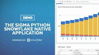Demo | The Sigma Python Snowflake Native Application