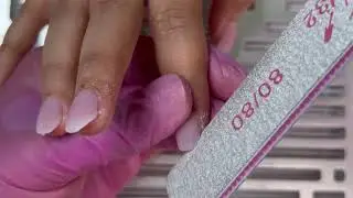 Short acrylic nails tutorial for beginners