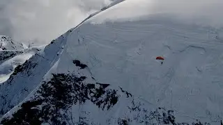 THE WORLD'S FIRST SPEEDRIDING DESCENT OF PIZ PALÜ BY UELI KESTENHOLZ