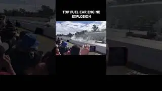 Top Fuel engine explosion at Winter Nationals 2024