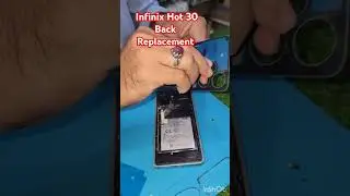 infinix Hot 30 broken back replacement infinix Hot 30 Back cover Change