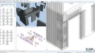Шаблон BIM. Армирование стен