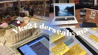 yks24 ders çalışma günlüğüm #2 ✨️ tyt, ayt çalıştığım birgün, planlarla verimli birgün