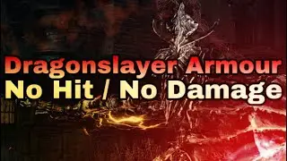Dark Souls 3 Dragonslayer Armor No Hit / No Damage / Melee Only PS5