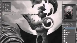 digital painting   From greyscale to color with Photoshop Part 4