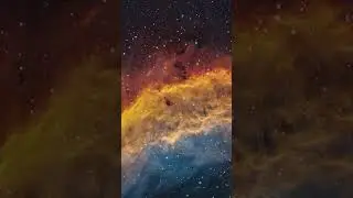 The California Nebula #astronomy #space #youtubeshorts #shorts
