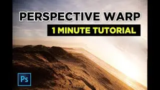 Perspective Bending Effect in Photoshop | In just 1 MINUTE | Photoshop Tutorial