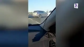 ДТП на трассе у моста через Обь