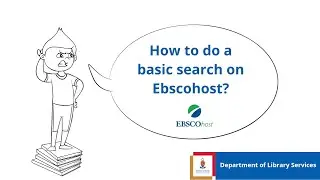 How to do a basic search in a database: EBSCOhost | Library Training