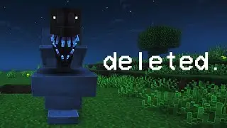 Surviving Minecraft's Deleted Horror Mod... The Skibidi Toilet Dweller
