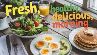 🍃 Tasty + Healthy Breakfast | Pancakes & Avocado Perfection!