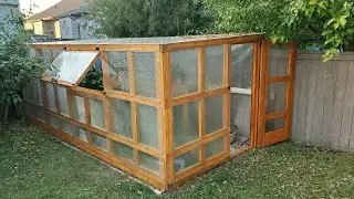 Greenhouse Renovation with New Panels