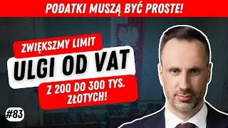 300 tysięcy złotych limitu ulgi od VAT!