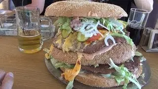 Mega Burger XXXL i Giant Burger XXXXL - Redo XXL Berlin VLOG