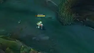 Just a completely normal walk through bot side river in league of legends | Unfortunate |