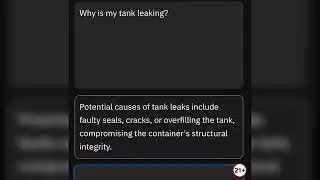 Uforce-L tank丨What happens when you ask AI about leakage?